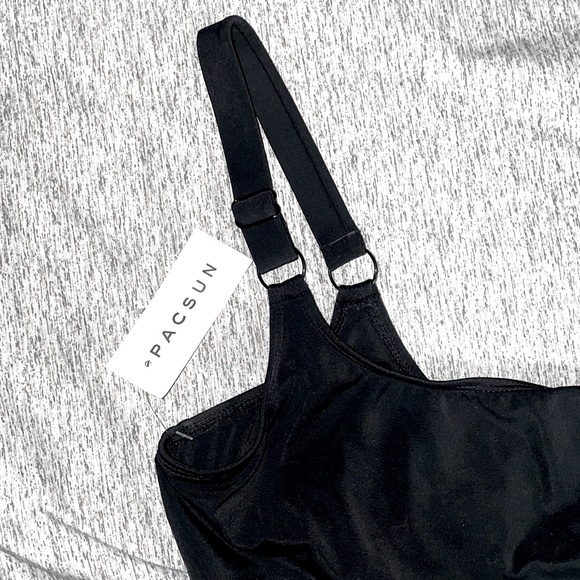 Kendall & Kylie black cutout bathing suit size S - Picture 4 of 10